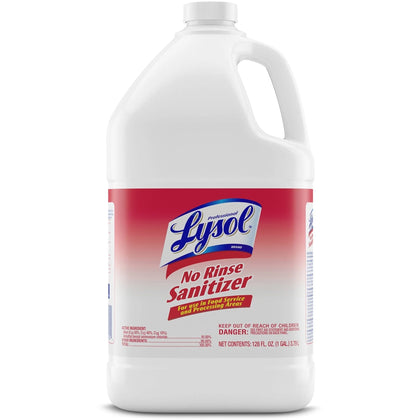 Professional Lysol No Rinse Sanitizer - 128 fl oz Concentrate - Disinfectant & Anti-bacterial - Disinfectants