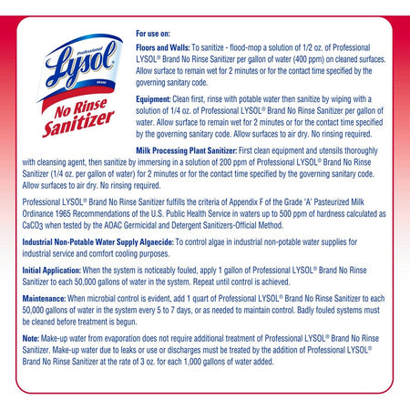 Professional Lysol No Rinse Sanitizer - Alternate-Image1