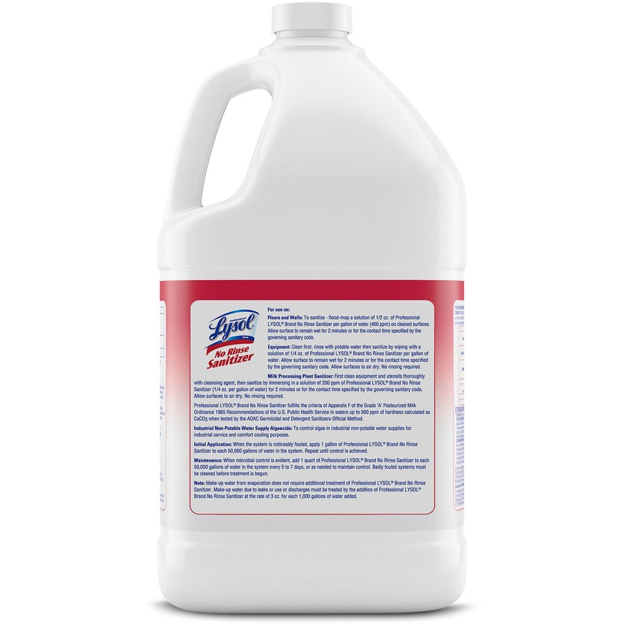 Professional Lysol No Rinse Sanitizer - Rear