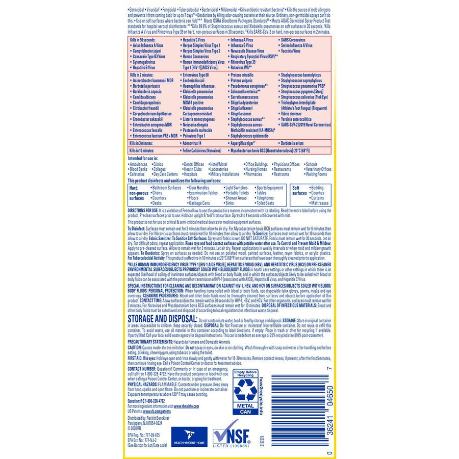 Professional Lysol Original Disinfectant Spray - Alternate-Image4