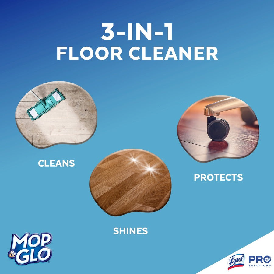 Professional MOP & GLO® Triple Action Floor Shine Cleaner - For Wood Vinyl Linoleum Ceramic Tile - Floor/Carpet