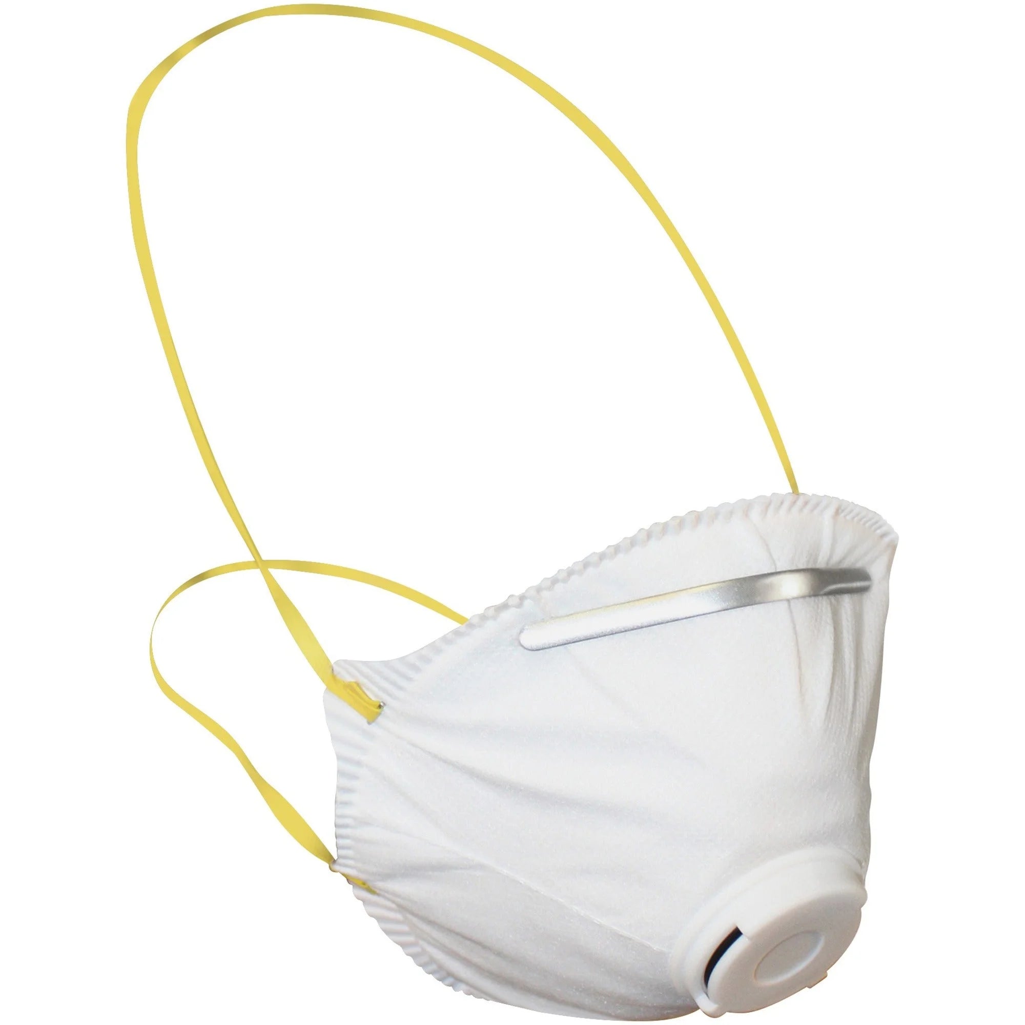 ProGuard Particulate Respirators with Exhalation Valve - Universal Fit - White - Comfortable & Disposable - N95 Masks