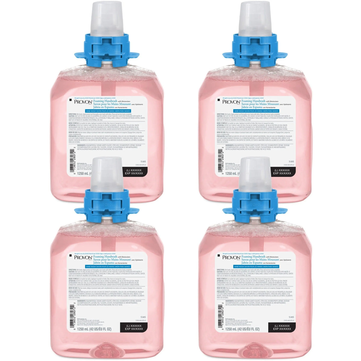 Provon FMX-12 Cranberry Foaming Handwash - 1.32 Quart - Germ-Killing Moisturizing Soap - Hand Soaps/Cleaners