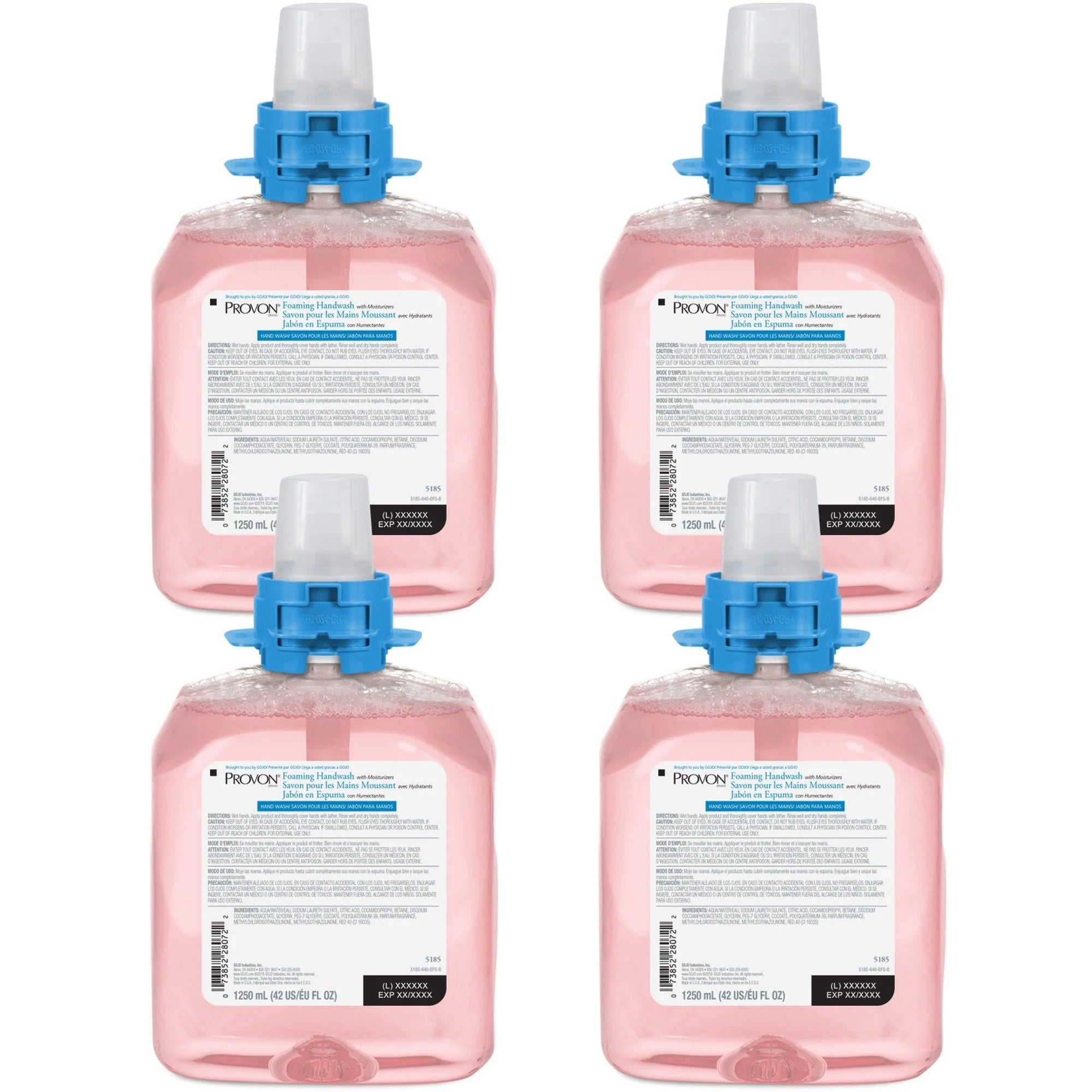 Provon FMX-12 Cranberry Foaming Handwash - 1.32 Quart - Germ-Killing Moisturizing Soap - Hand Soaps/Cleaners