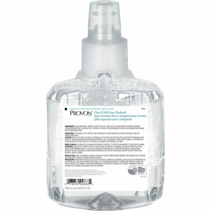 Provon LTX-12 Clear & Mild Foam Handwash - Moisturizing Germs Killer - Hand Soaps/Cleaners