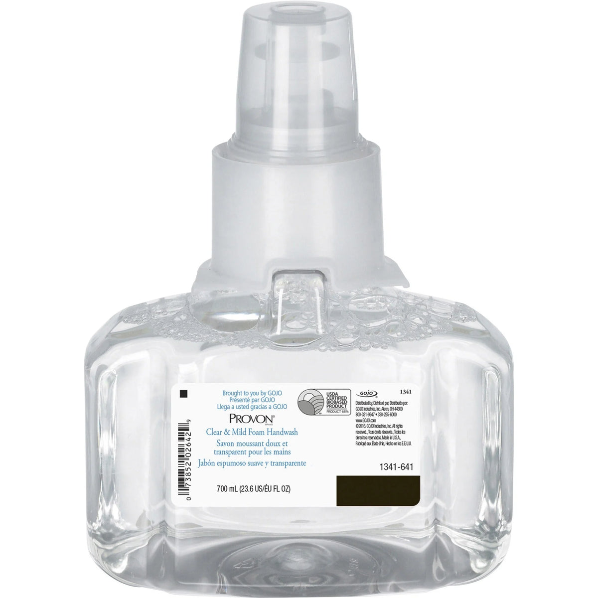 Provon LTX-7 Handwash Refill - Fragrance-free Moisturizing Foam - 23.67 fl oz - Hand Soaps/Cleaners
