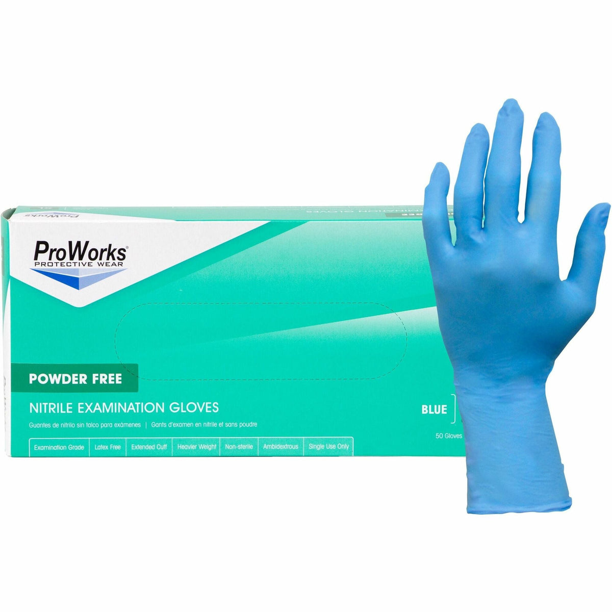 ProWorks Nitrile Powder-Free Exam Gloves - 2000