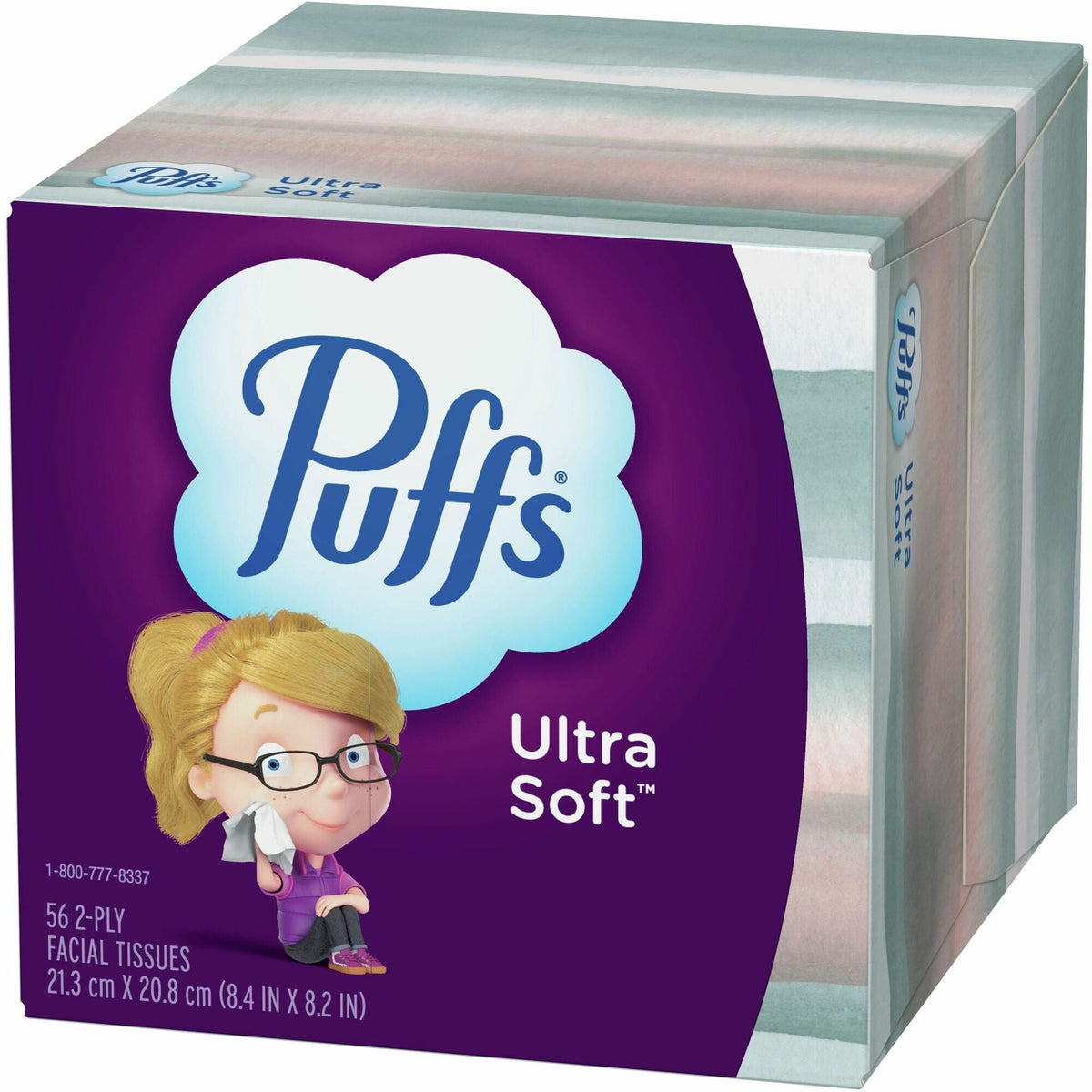 Puffs Ultra Facial Tissue - White/ - 56 / Box - Tissues