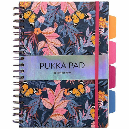 Pukka Pads Bloom B5 Hardcover Project Book - Assorted Pack Of 3 - Alternate-Image1