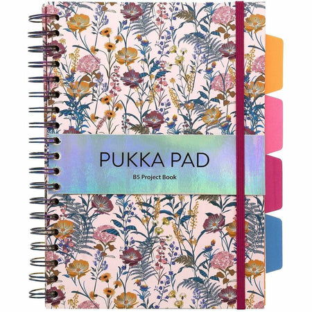 Pukka Pads Bloom B5 Hardcover Project Book - Assorted Pack Of 3 - Alternate-Image3