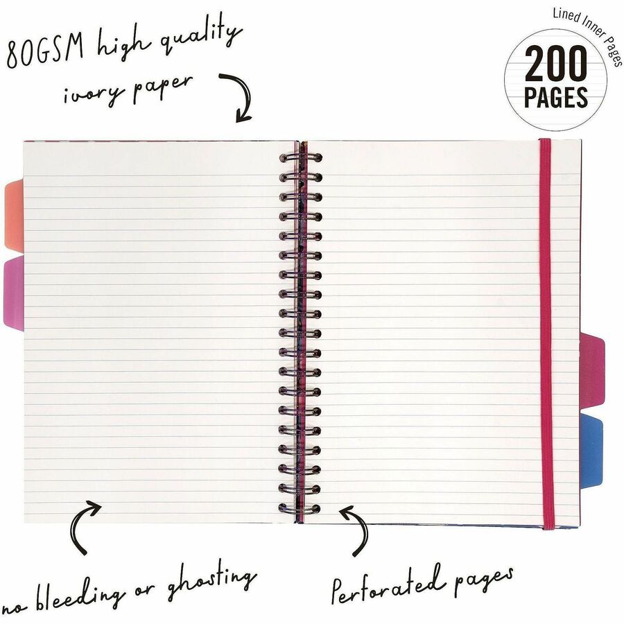 Pukka Pads Bloom B5 Hardcover Project Book - Assorted Pack Of 3 - Alternate-Image4