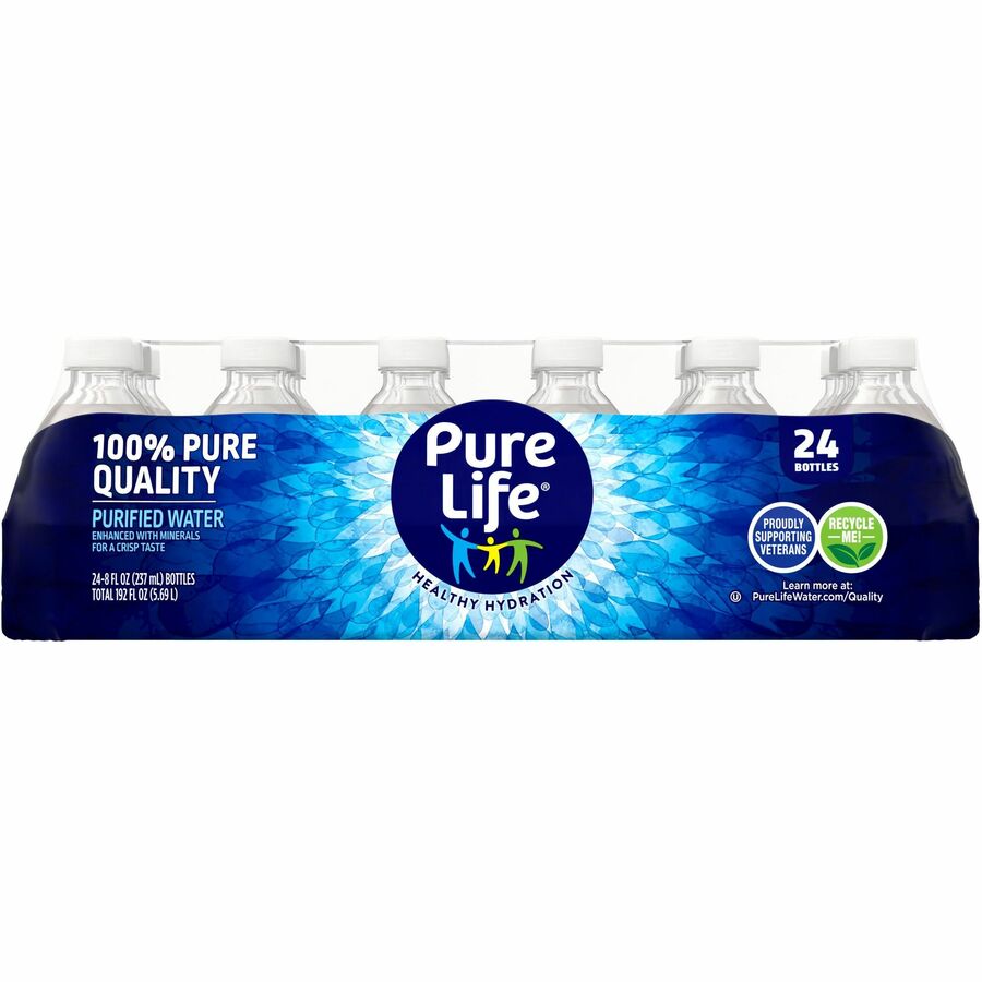Pure Life Purified Bottled Water - Rear