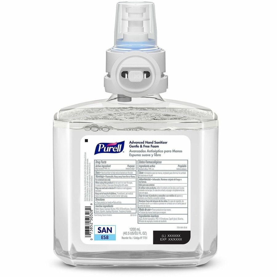 PURELL&reg; Advanced Hand Sanitizer Foam Refill - Rear