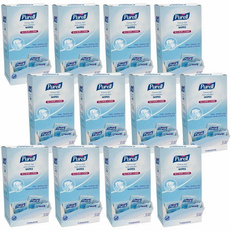 PURELL® Cottony Soft Sanitizing Wipes - 5x7 - 120/Box - 12 Carton - Hand Sanitizers