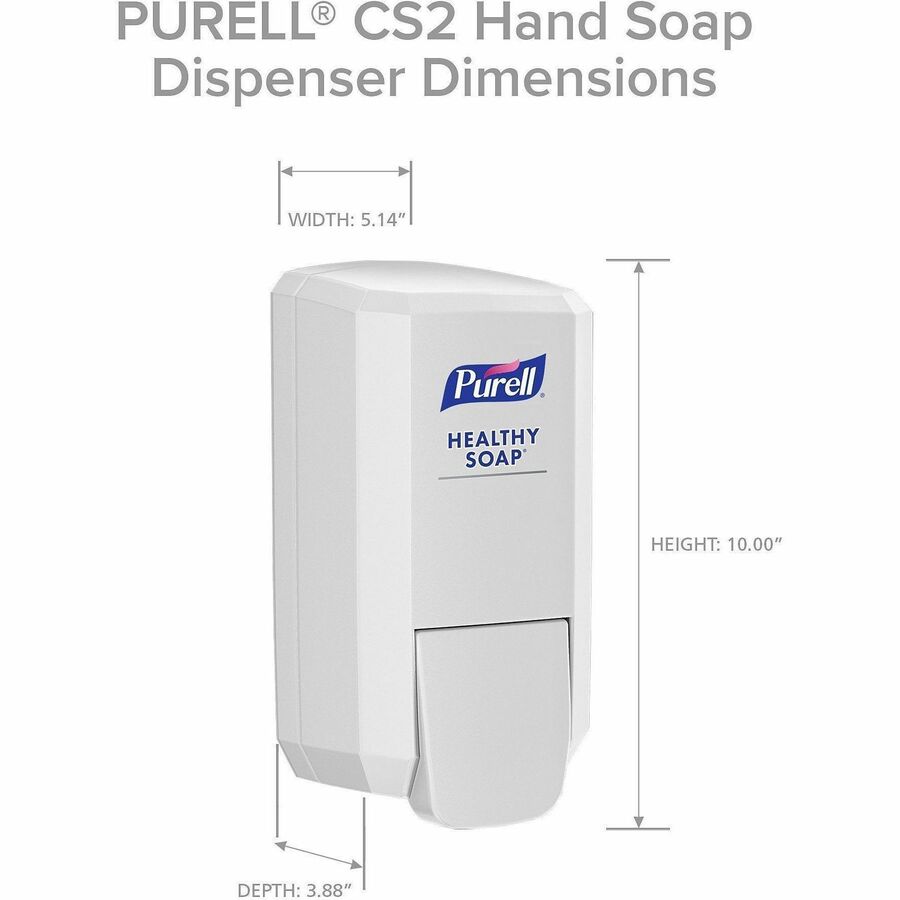 PURELL&reg; CS2 Push-Style Hand Soap Dispenser - Alternate-Image1