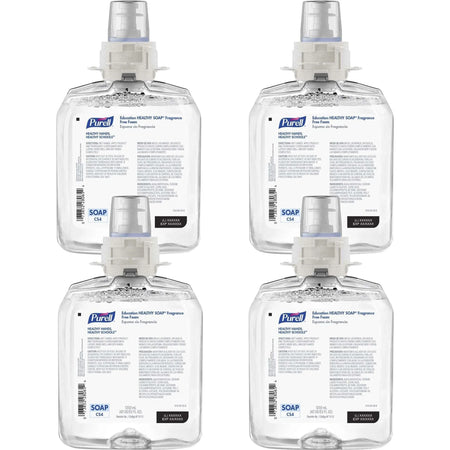 PURELL® CS4 Education HEALTHY SOAP Fragrance Free Foam Refill - 1.32 Quart - Germ-Killing Hand Soap - Soaps/Cleaners