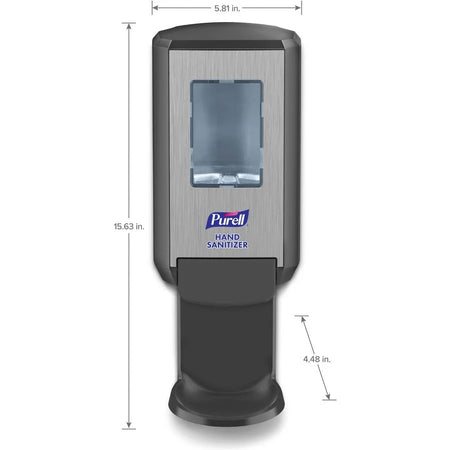 PURELL CS4 Hand Sanitizer Dispenser - Manual - 1.27 quart Capacity - Site Window Refillable Sanitary-sealed Recyclable
