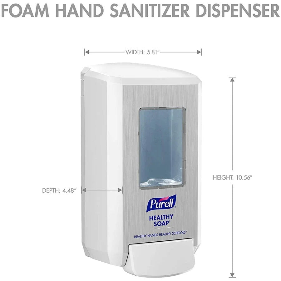 PURELL® CS4 Soap Dispenser - Manual - 1.32 Quart Capacity - White - Skin Care Dispensers & Refills