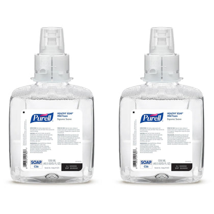 PURELL® CS6 Healthy Soap Mild Foam - Fresh Fruit Scent - Dirt Remover & Germ Killer - Skin Care Dispensers Refills
