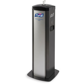 PURELL® DS360 Hand Sanitizing Wipes Station: Steel Black Durable - 1/Carton - Skin