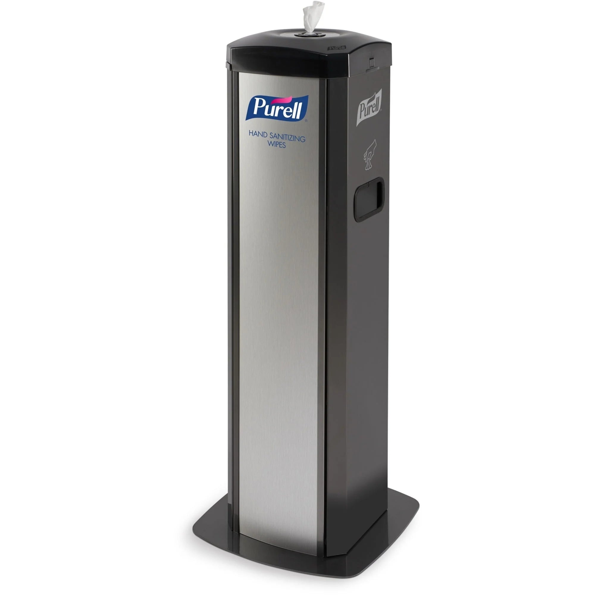 PURELL® DS360 Hand Sanitizing Wipes Station: Steel Black Durable - 1/Carton - Skin