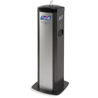 PURELL® DS360 Hand Sanitizing Wipes Station: Steel Black Durable - 1/Carton - Skin