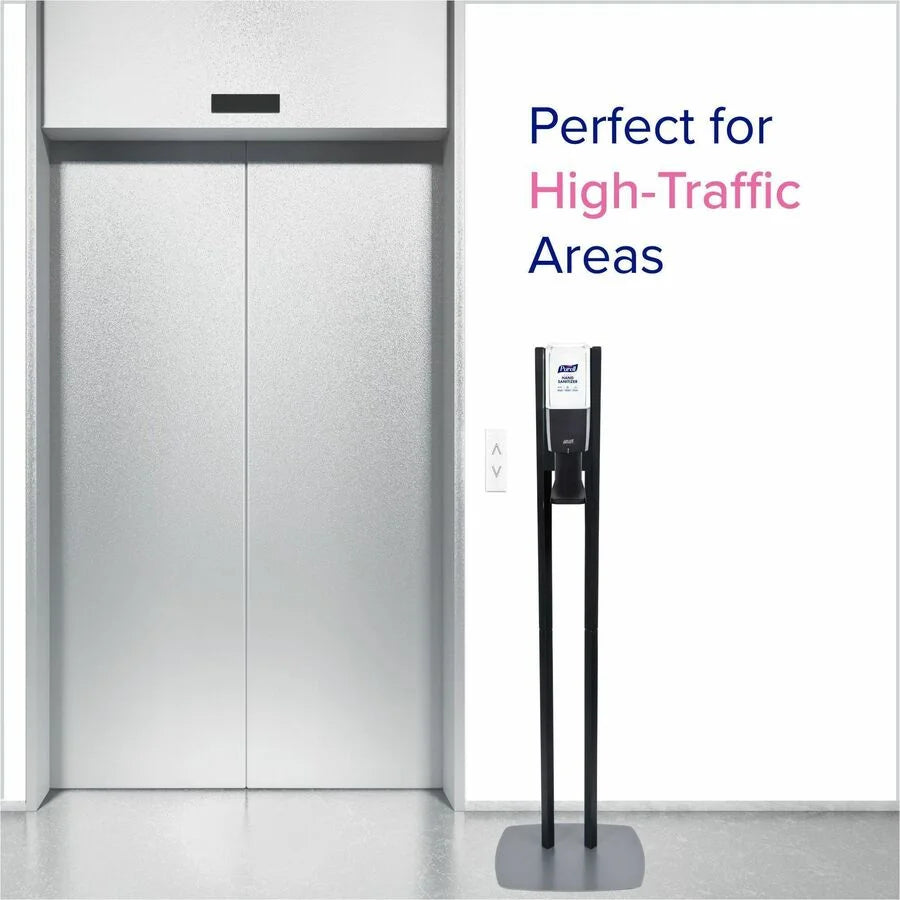PURELL® ES10 Automatic Dispenser Floor Stand - Graphite - High Traffic Sanitizing Solution - Skin Care Dispensers &
