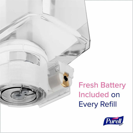 PURELL® ES10 Automatic Dispenser Floor Stand - White - For Sanitizing in High Traffic Areas - Skin Care Dispensers &