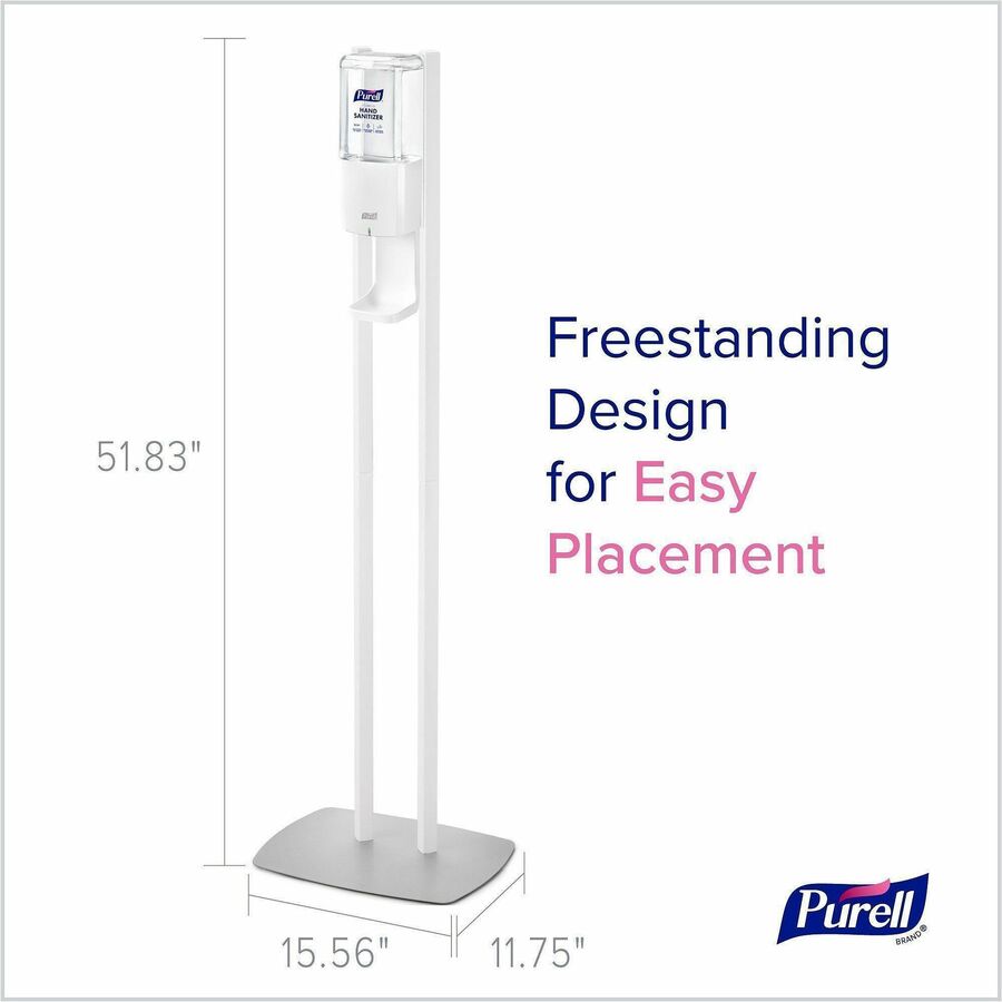 PURELL&reg; ES10 Floor Stand with Automatic Dispenser - Alternate-Image2