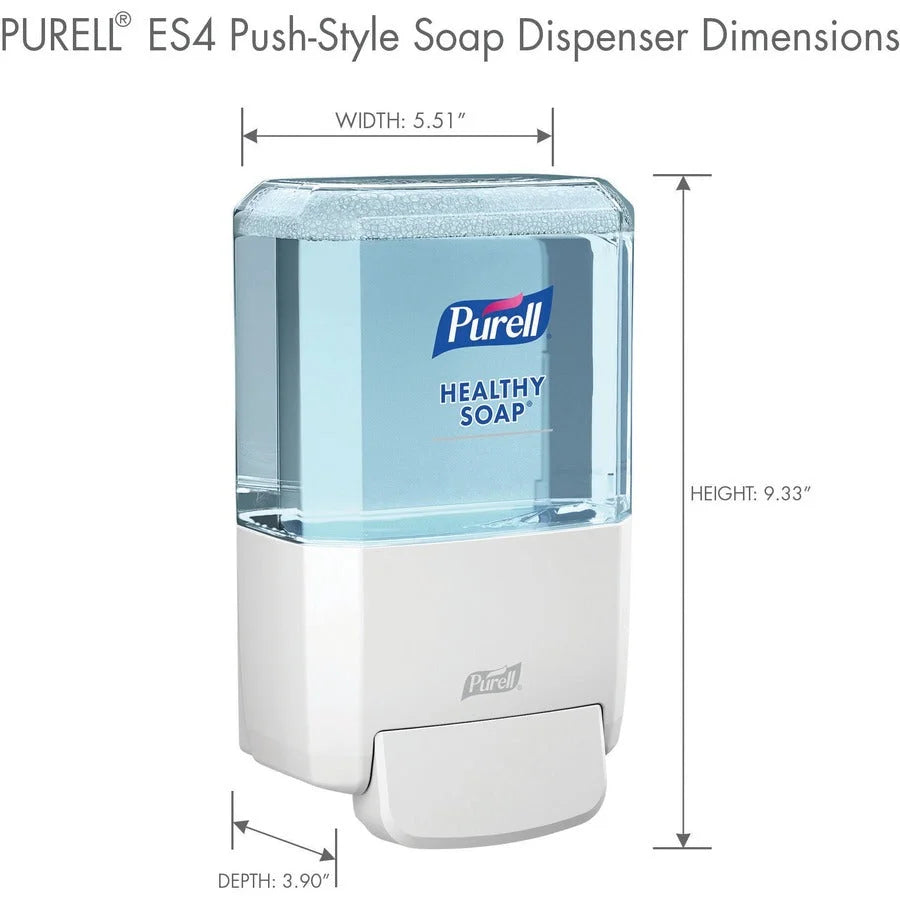 PURELL® ES4 Soap Dispenser - Manual - 1.27 Quart Capacity - White - Skin Care Dispensers & Refills
