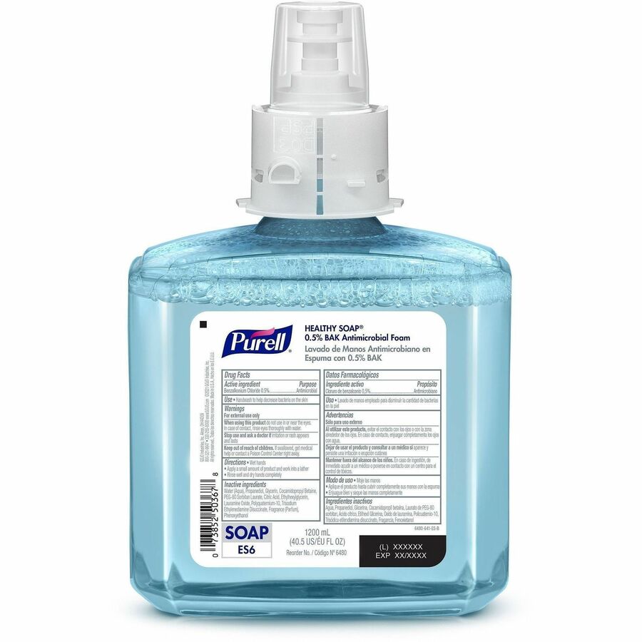 PURELL® ES6 HEALTHY SOAP™ 0.5% BAK Antimicrobial Foam - Rear