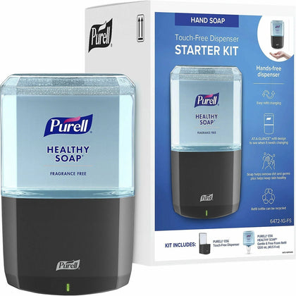 PURELL® ES6 Touch-Free Soap Dispenser Kit - 1.27qt Capacity - Hygienic & Durable - Skin Care Dispensers Refills