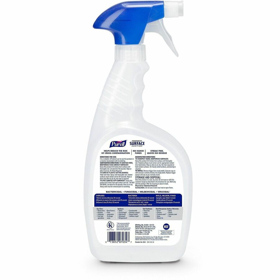 PURELL&reg; Foodservice Surface Sanitizer - Rear