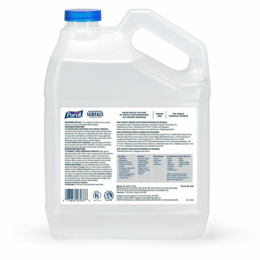 PURELL&reg; Foodservice Surface Sanitizer - Rear