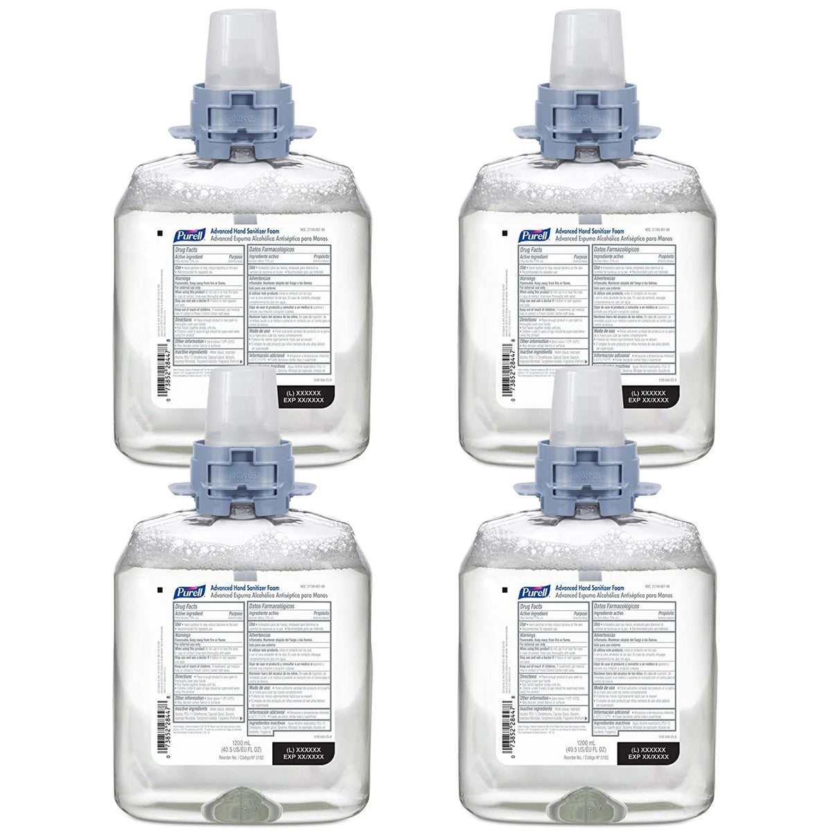 PURELL® Hand Sanitizer Foam Refill - 1.27 Quart - Kills Germs Moisturizing - Skin Care Dispensers & Refills