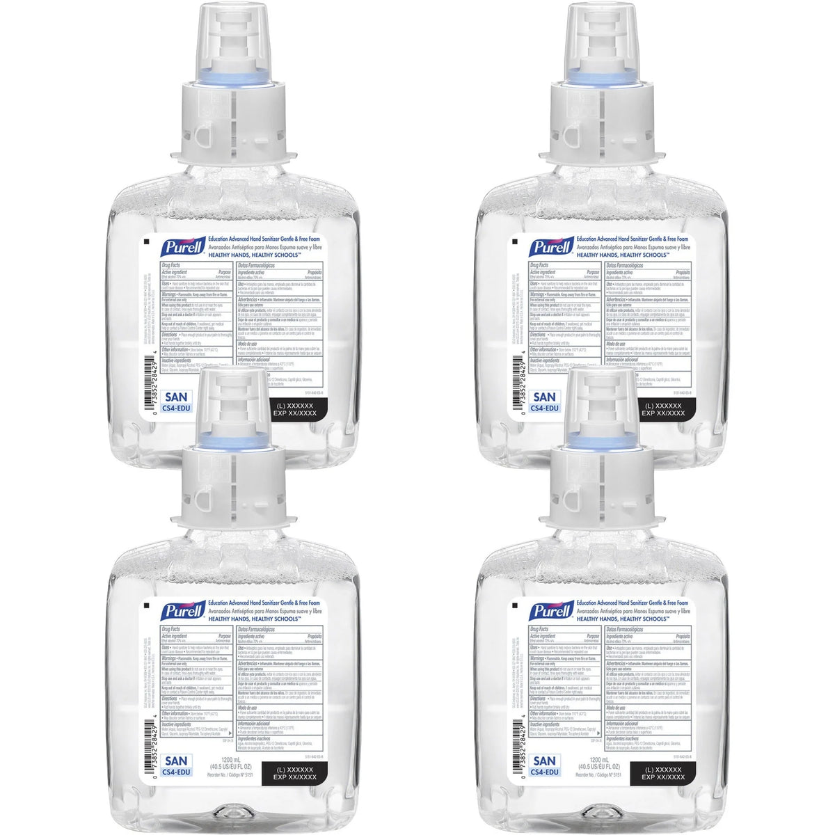 PURELL® Hand Sanitizer Foam Refill - 1.27 Quart - Kills Germs at School - Sanitizers