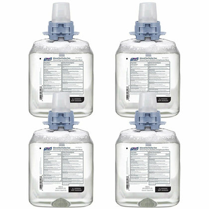 PURELL® Hand Sanitizer Foam Refill - 40.6 fl oz (1200 mL) - Kill Germs - Moisturizing - Clear - 4 / Carton - Skin Care