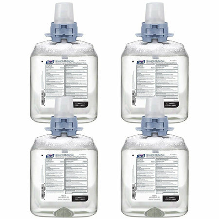 PURELL Hand Sanitizer Foam Refill - 40.6 fl oz (1200 mL) - Kill Germs - Moisturizing - Clear - 4 / Carton - Skin Care