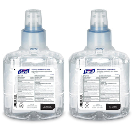 PURELL® Hand Sanitizer Foam Refill - Clean Scent - Kills Germs - 2/Carton - Sanitizers