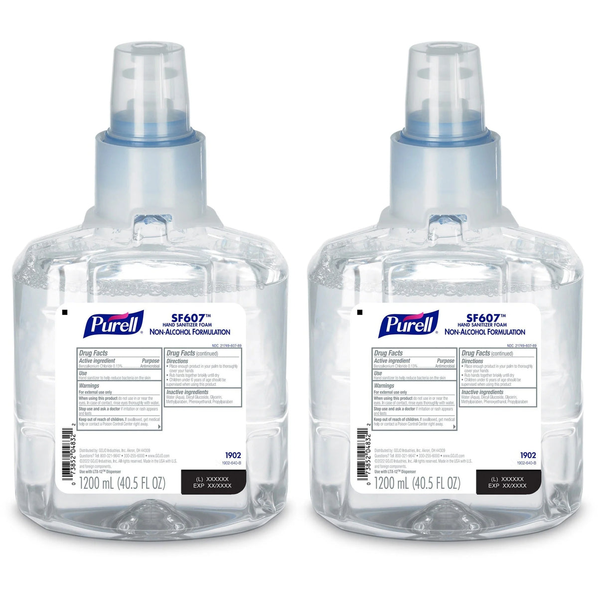 PURELL® Hand Sanitizer Foam Refill - Fragrance-free 1.27 Quart - Kill Germs Clear Formula - Sanitizers