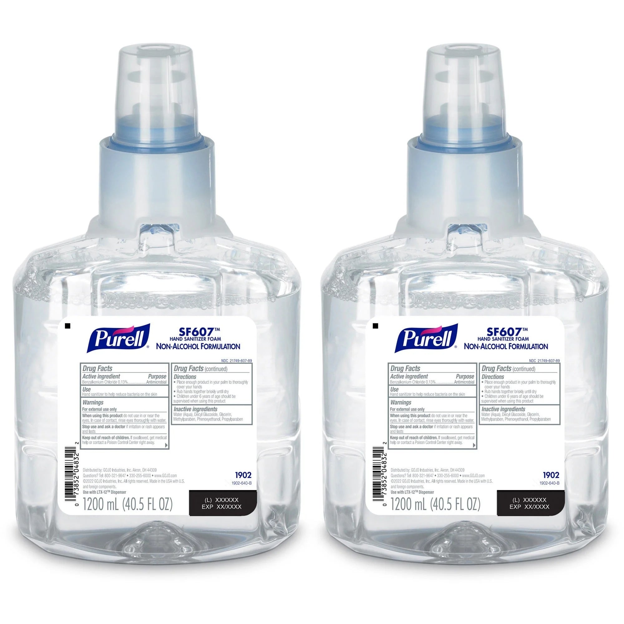 PURELL® Hand Sanitizer Foam Refill - Fragrance-free 1.27 Quart - Kill Germs Clear Formula - Sanitizers