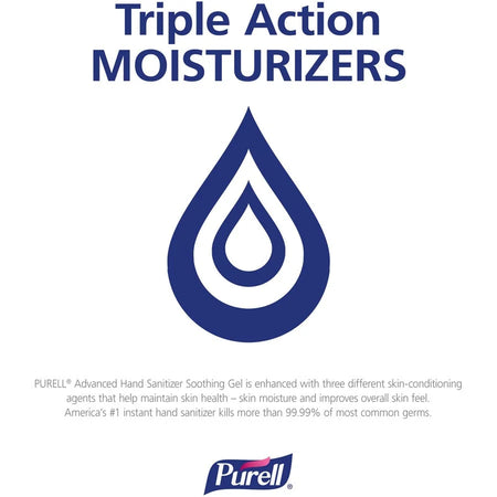 PURELL® Hand Sanitizer Gel - 12 fl oz Pump Bottle: Kills Germs Non-Sticky - Sanitizers