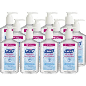 PURELL® Hand Sanitizer Gel - Clean Scent - 12 fl oz (354.9 mL) - Pump Bottle Dispenser - Multipurpose - Moisturizing