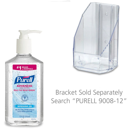 PURELL® Hand Sanitizer Gel - Clean Scent - 12 fl oz (354.9 mL) - Pump Bottle Dispenser - Multipurpose - Moisturizing
