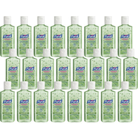 PURELL® Hand Sanitizer Gel - Floral Scent - 4 fl oz - Moisturizing Formula - 24/Carton - Sanitizers