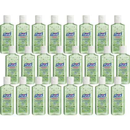 PURELL® Hand Sanitizer Gel - Floral Scent - 4 fl oz - Moisturizing Formula - 24/Carton - Sanitizers