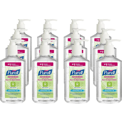 PURELL® Hand Sanitizer Gel - Fragrance-free 12 fl oz Pump Bottle Dispenser - Sanitizers