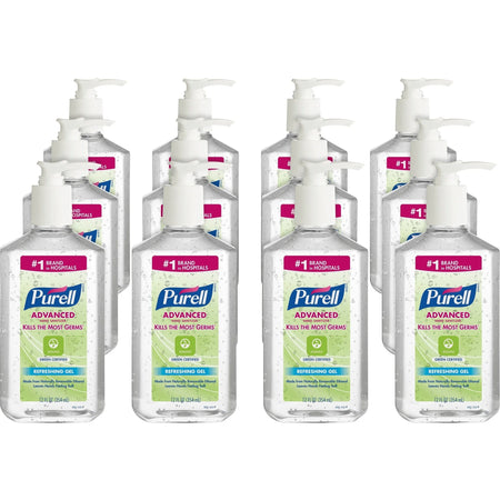 PURELL® Hand Sanitizer Gel - Fragrance-free 12 fl oz Pump Bottle Dispenser - Sanitizers