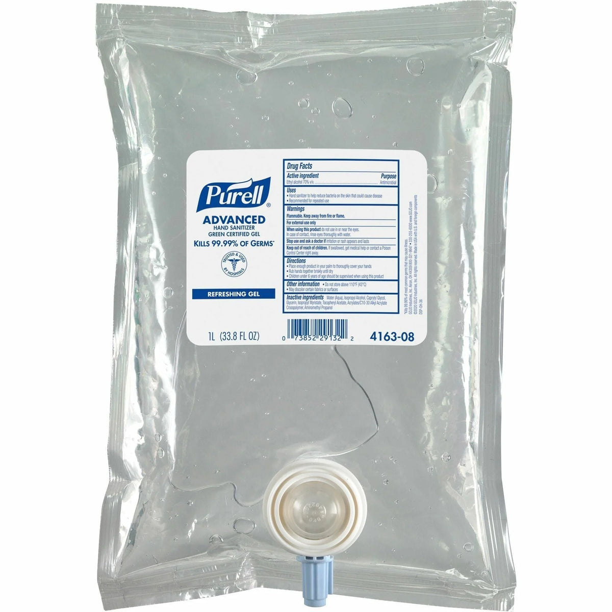 PURELL® Hand Sanitizer Gel - Fragrance-free Scent - 1.06 Quart - Kills Germs - Sanitizers