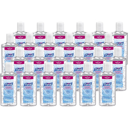 PURELL® Hand Sanitizer Gel: Moisturizing Dye-free - 4 fl oz - Flip Top Bottle - Sanitizers